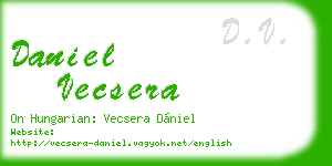 daniel vecsera business card