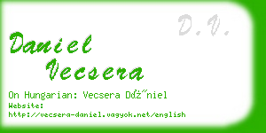 daniel vecsera business card